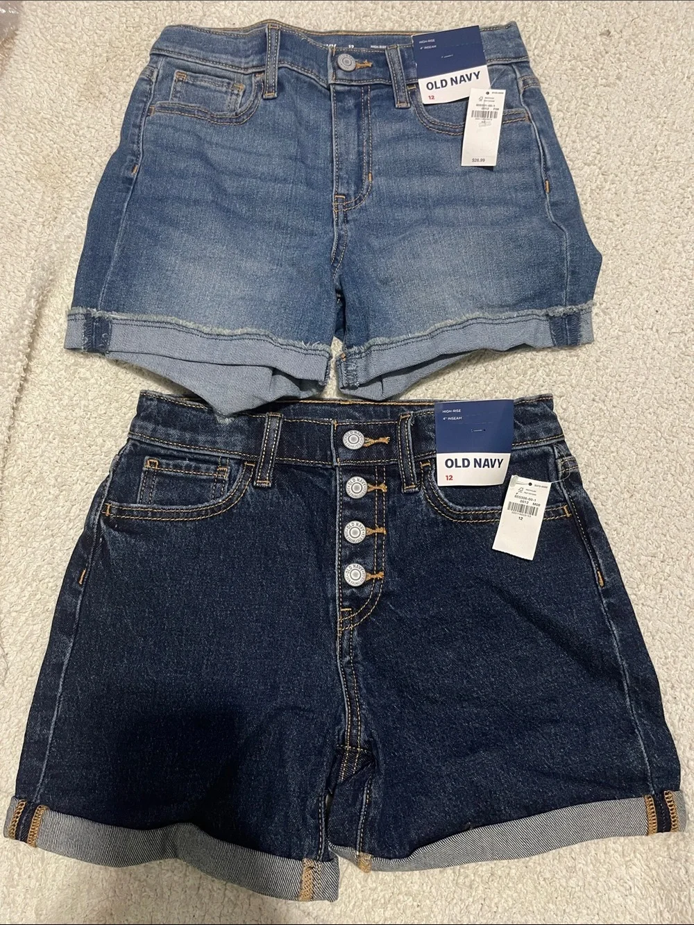 NWT- Old Navy - girl’s 12. Two short bundle